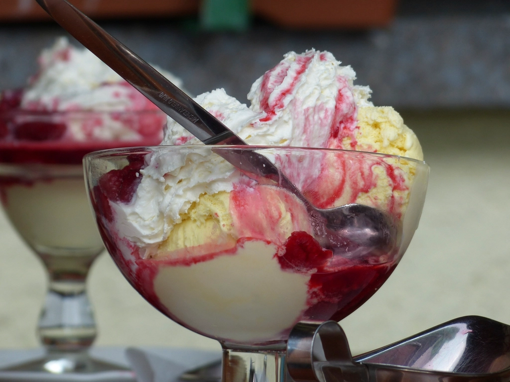 bowl of ice cream